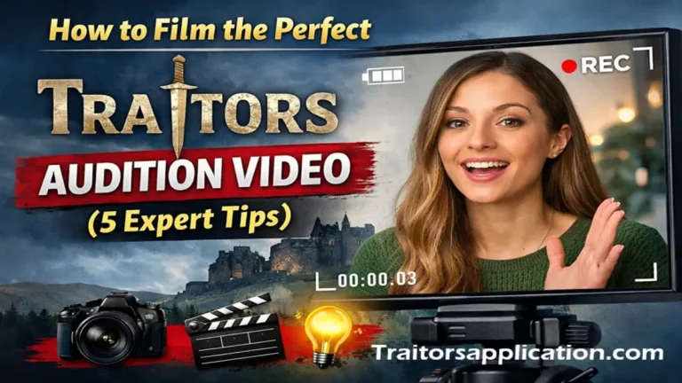 How to Film the Perfect Traitors Audition Video